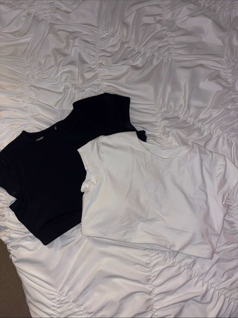 Garage 2 pack cropped athletic shirts